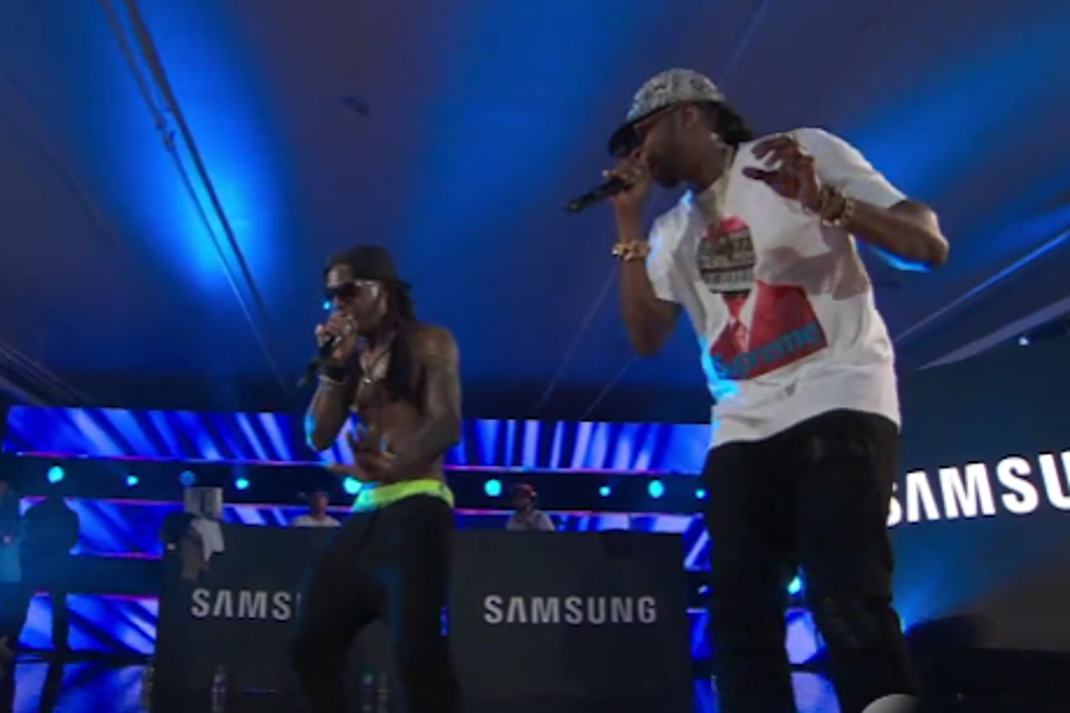 2 Chainz and Lil Wayne Perform "Gotta Lotta" on 'Jimmy Kimmel Live'