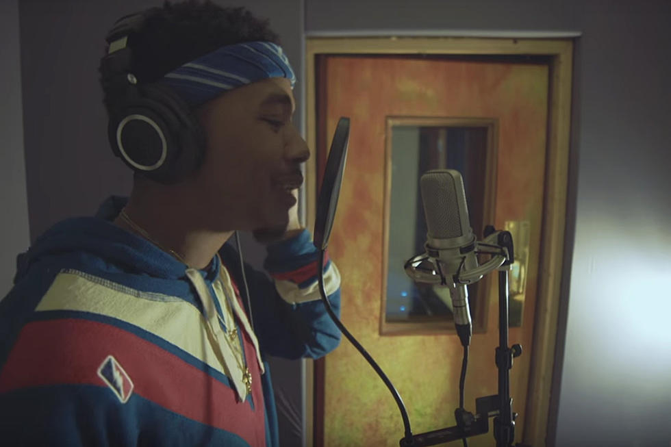 Cozz Hits the Booth in "Halftime Show" Video