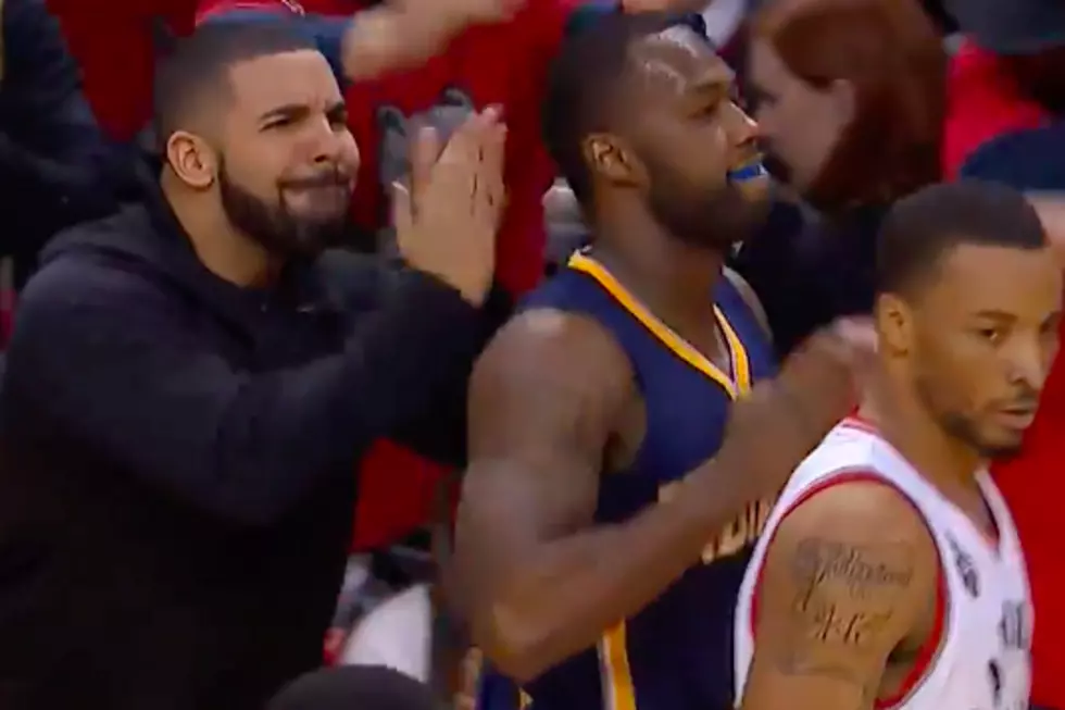 Drake Taunts Indiana Pacers&#8217; Rodney Stuckey During Toronto Raptors Game