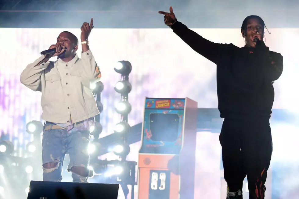ASAP Rocky Brings out Kanye West at Coachella 2016