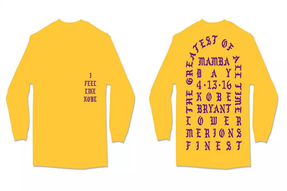 Kanye West Releases 'I Feel Like Kobe' Shirt