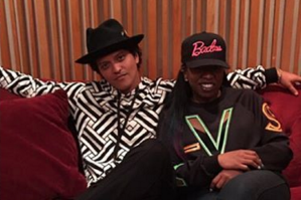 Missy Elliott Is in the Studio With Bruno Mars