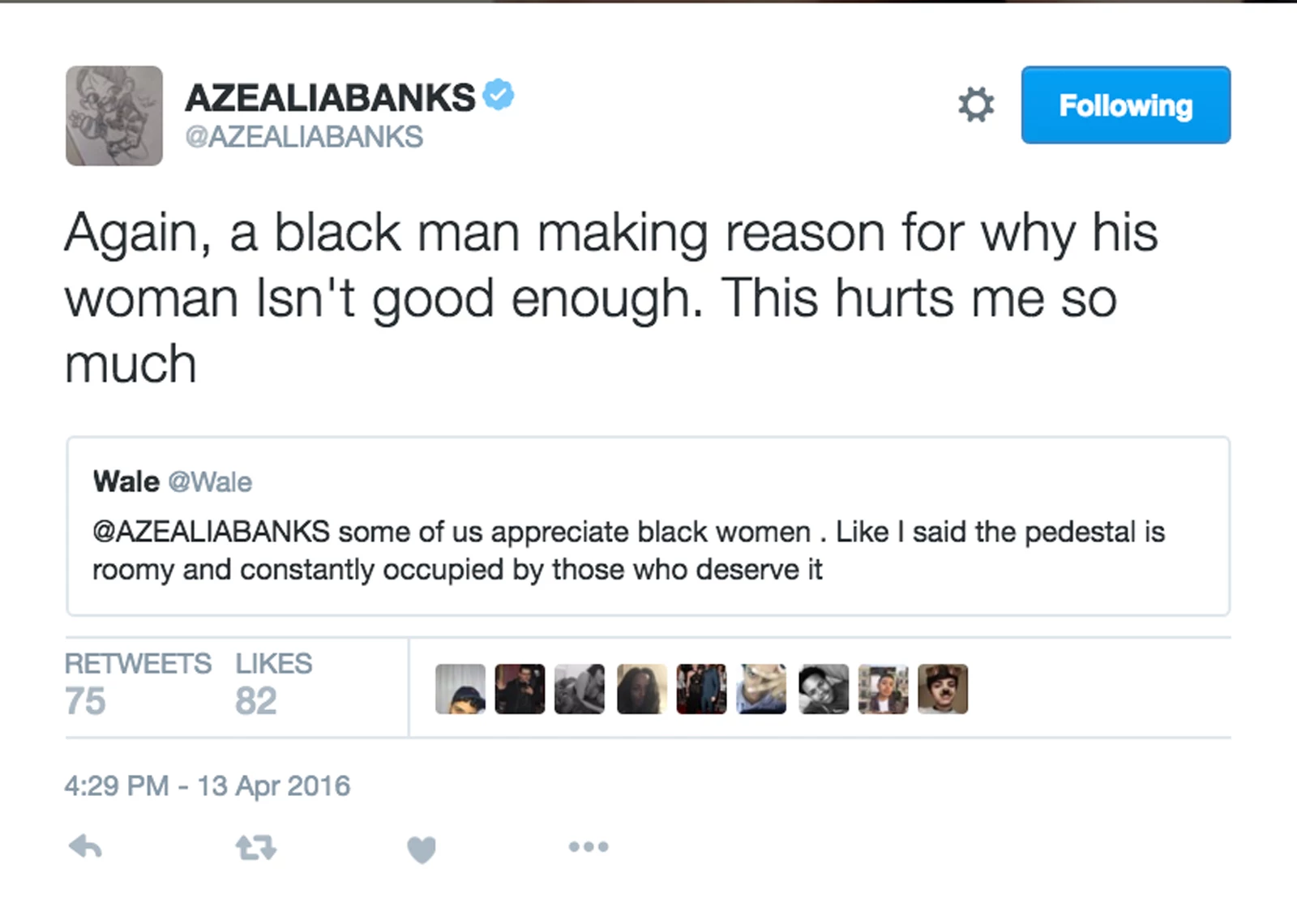 Azealia and Wale Argue About Black on Twitter - XXL