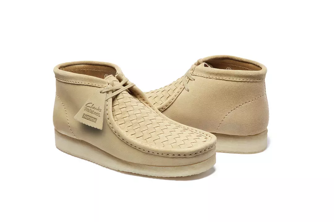 Teams Up With Clarks for Woven Suede - XXL
