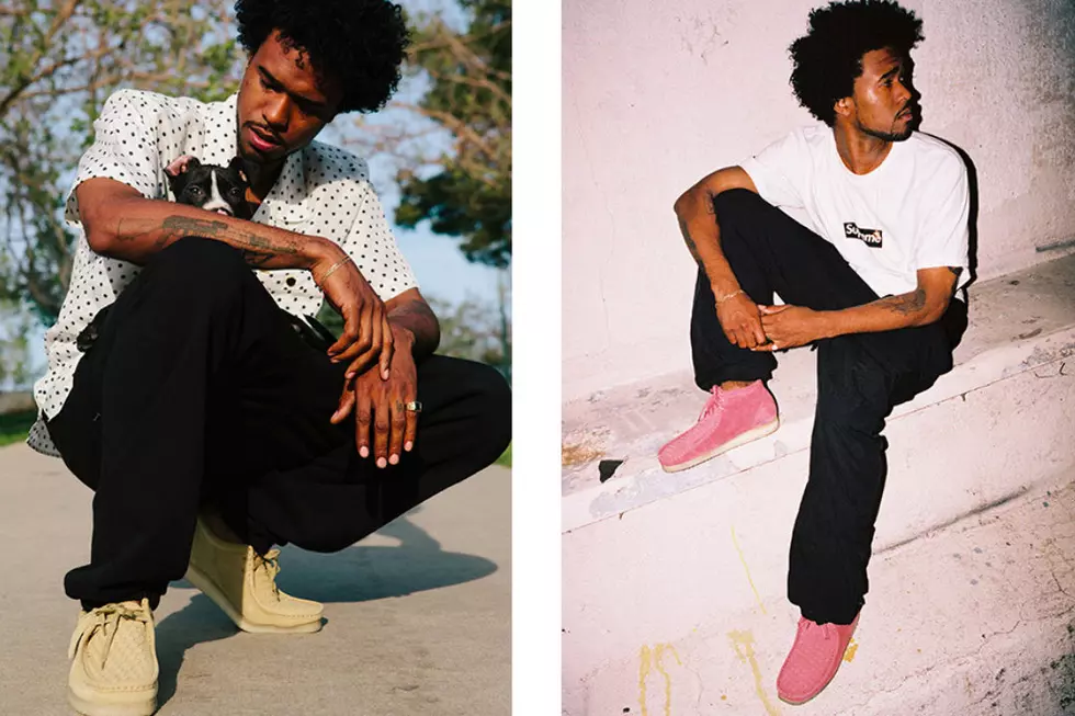Supreme Teams Up With Clarks for New Woven Suede Wallabees - XXL