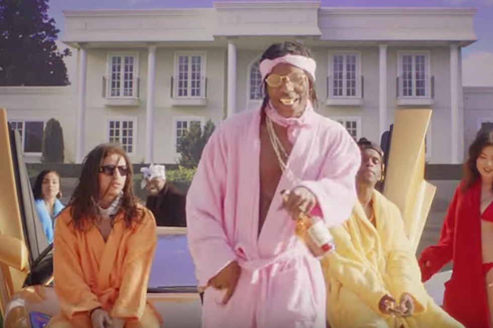 ASAP Mob Change Colors and Lanes in "Yamborghini High" Video With Juicy J