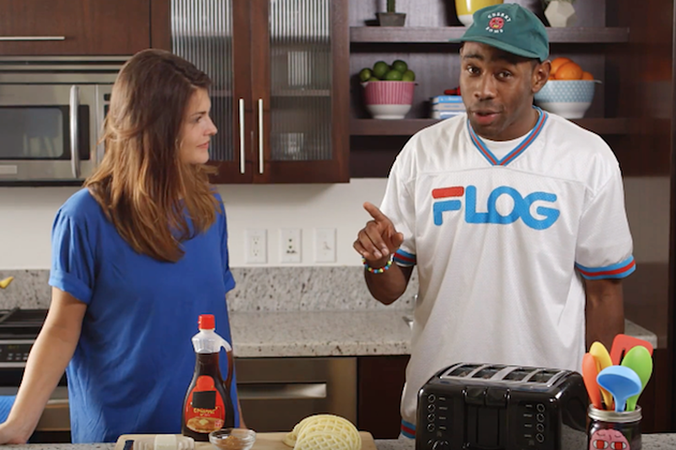 Watch Tyler, the Creator Cook Cinnamon Waffles to Perfection