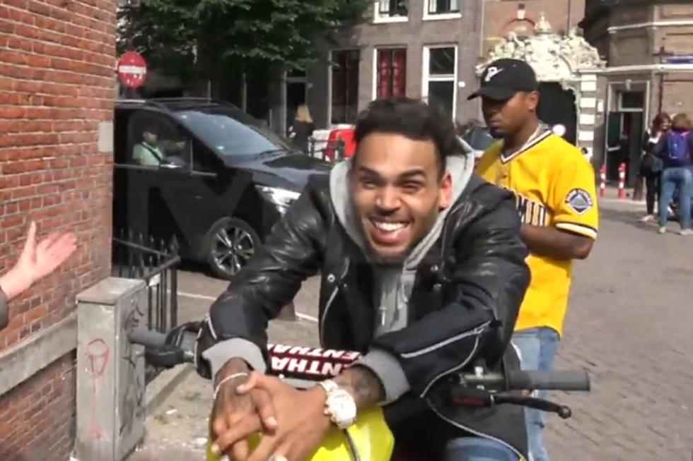 Chris Brown High as a Kite During Traffic Stop in Amsterdam