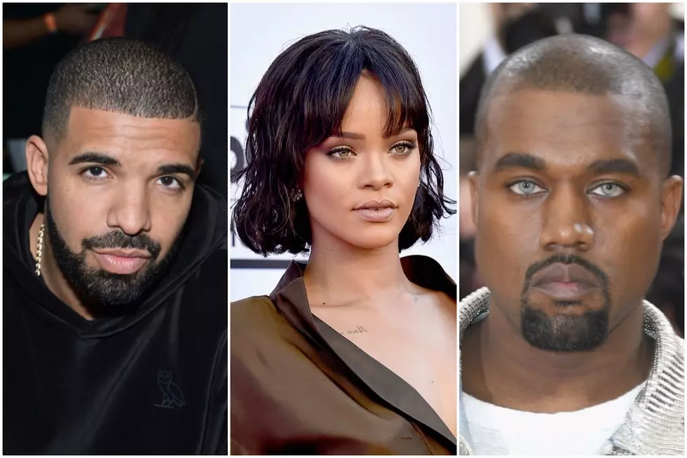 Drake, Rihanna and Kanye West Are the Most Streamed Artists of 2016 So Far