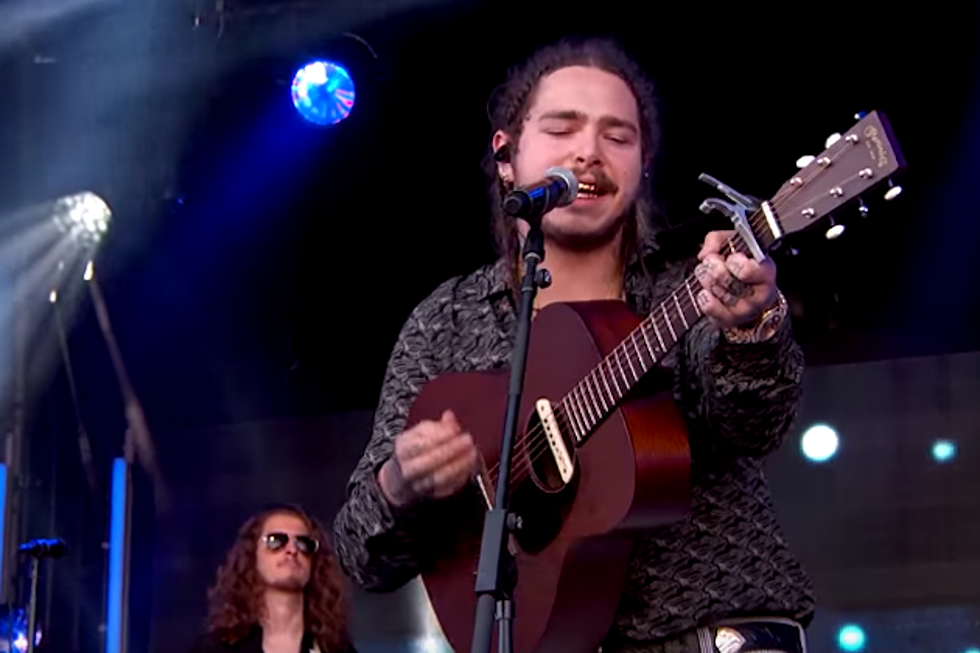 Post Malone Performs &#8220;Go Flex&#8221; on &#8216;Jimmy Kimmel Live&#8217;