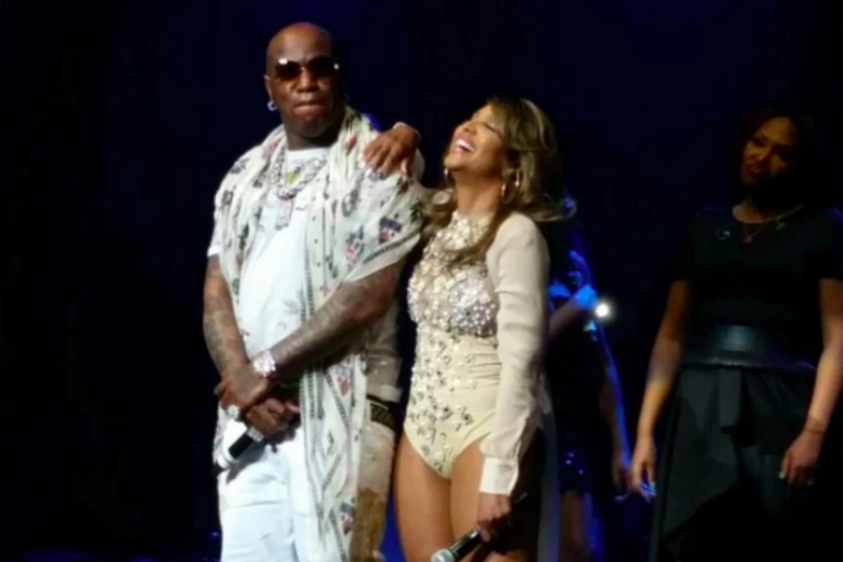 Toni Braxton Fuels Birdman Relationship Rumors by Appearing With Him Onstage