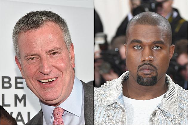 NYC Mayor de Blasio Wants Kanye West to Throw Block Party for Kids