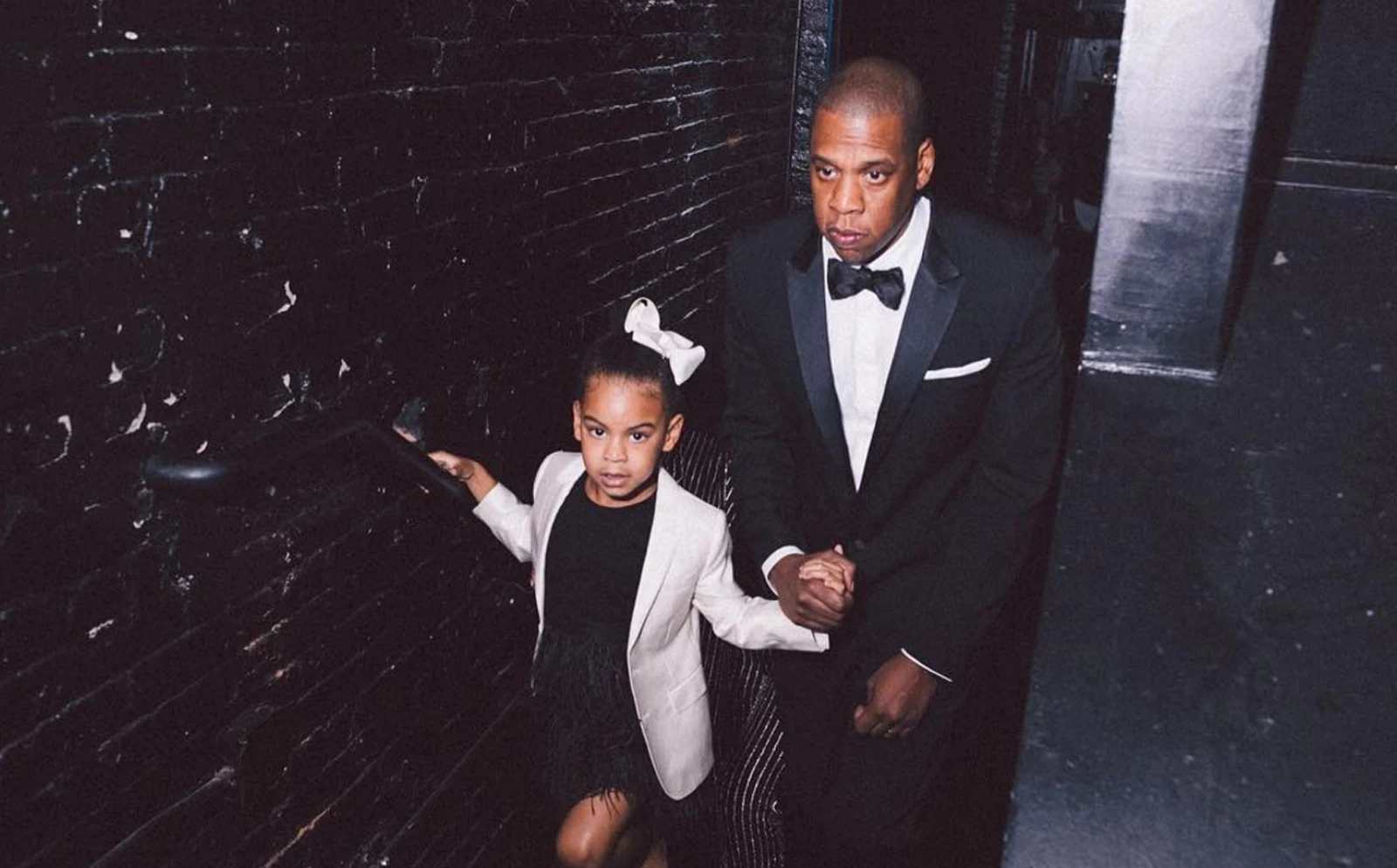 blue ivy and jay z look alike