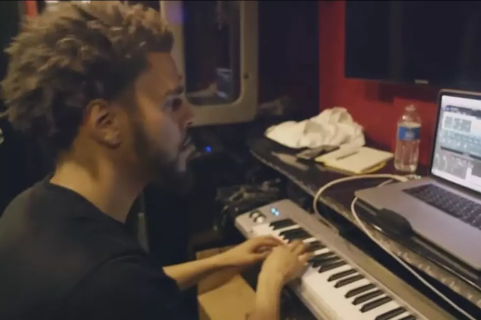 J. Cole Makes a Beat From Scratch on His Tour Bus