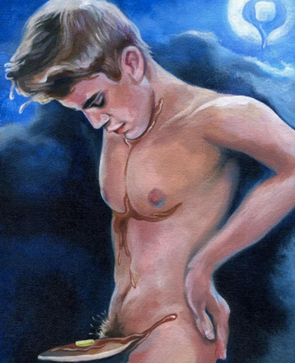 Macklemore Explains Why He Has a Nude Justin Bieber Painting in His Studio