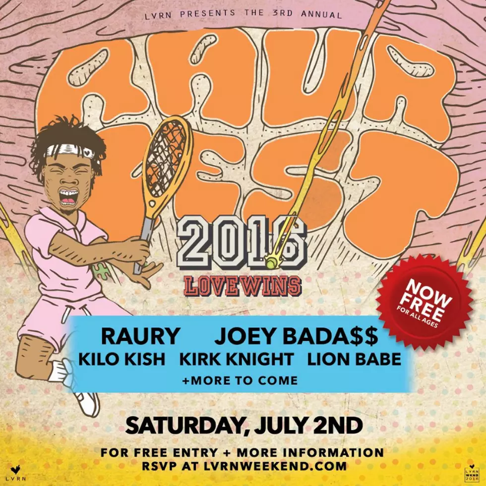 Raury Announces Lineup for Raurfest 2016