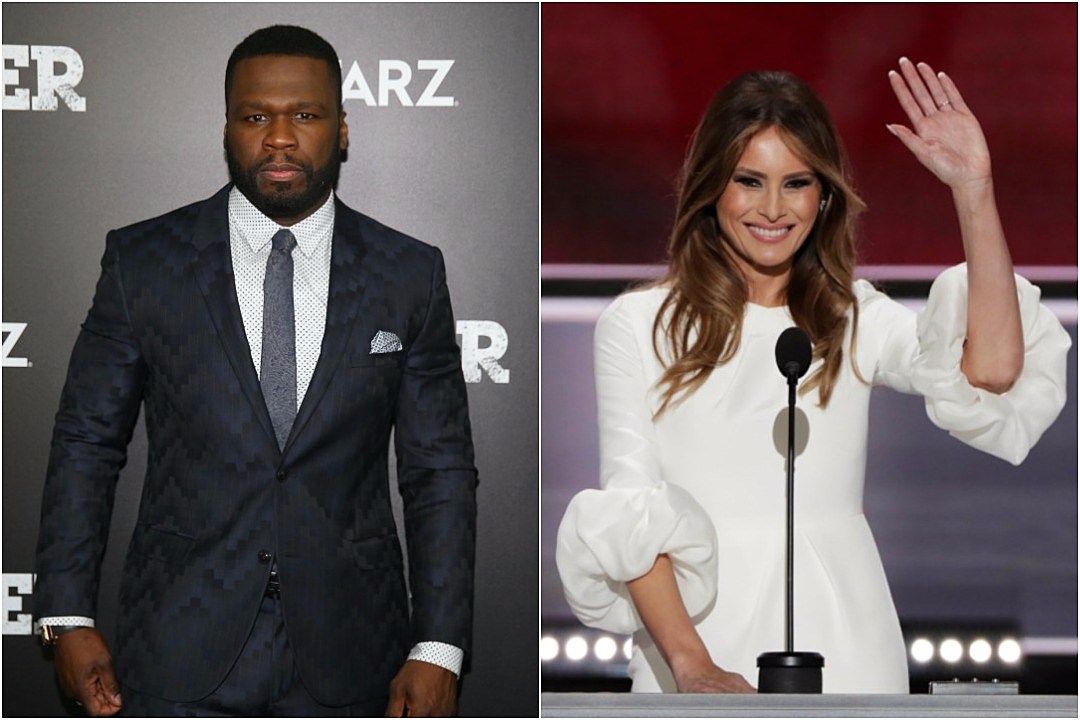 50 Cent Doesn't Think Donald Trump's 'Porn Star' Wife Melania Trump Will Be First  Lady - XXL