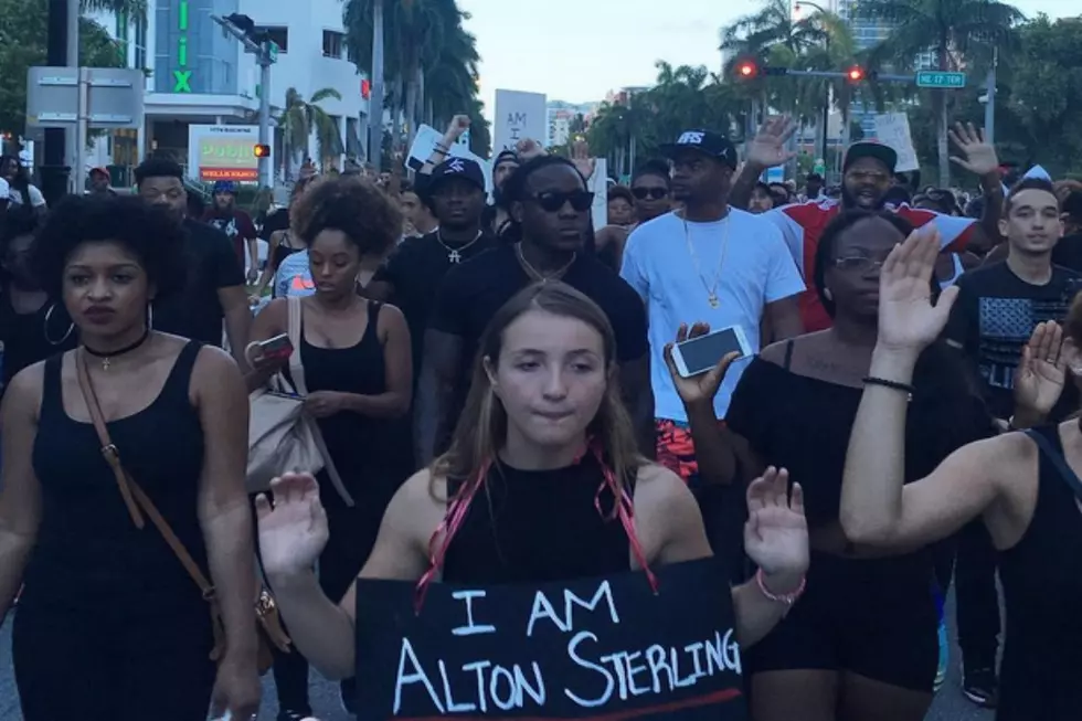 Ace Hood Marches in Protest Against Police Brutality in Miami
