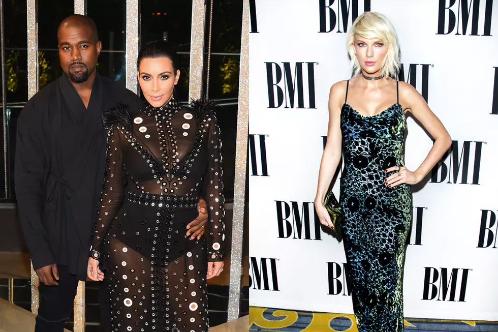 Kim Kardashian Defends Kanye West Against Taylor Swift