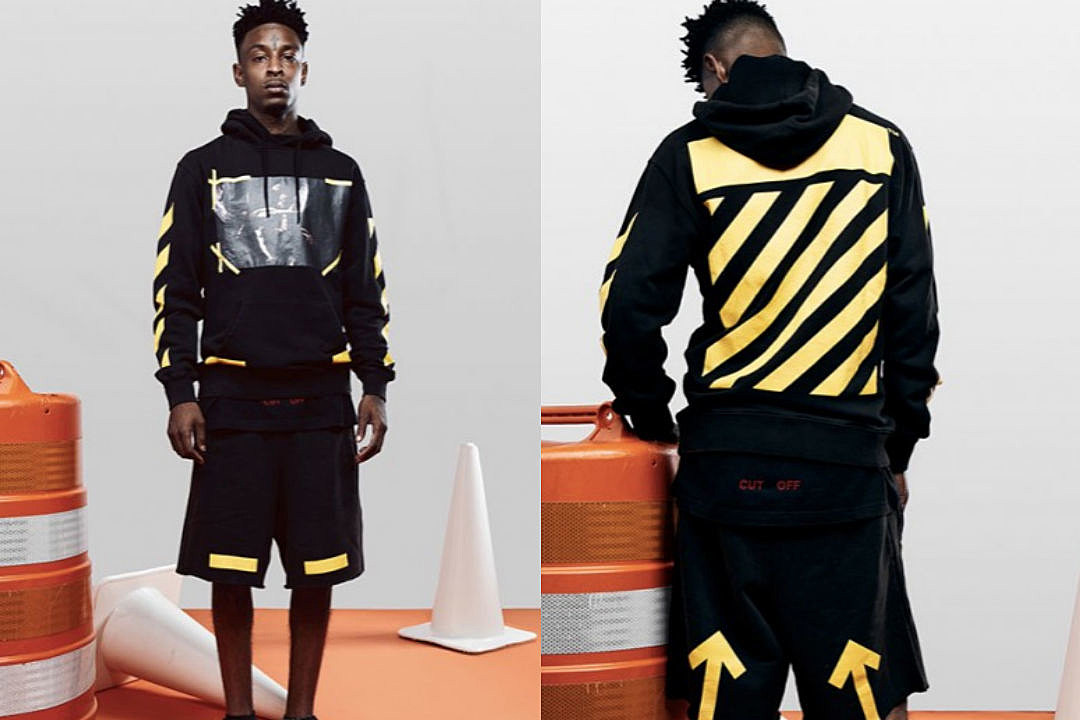 21 Savage for 0FF-WHITE 2016 FALL/WINTER Collection. — StayAv8ted