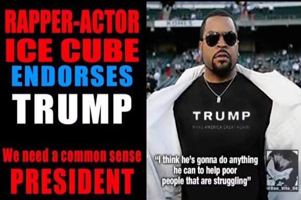 Ice Cube Calls Out Donald Trump for False Endorsement