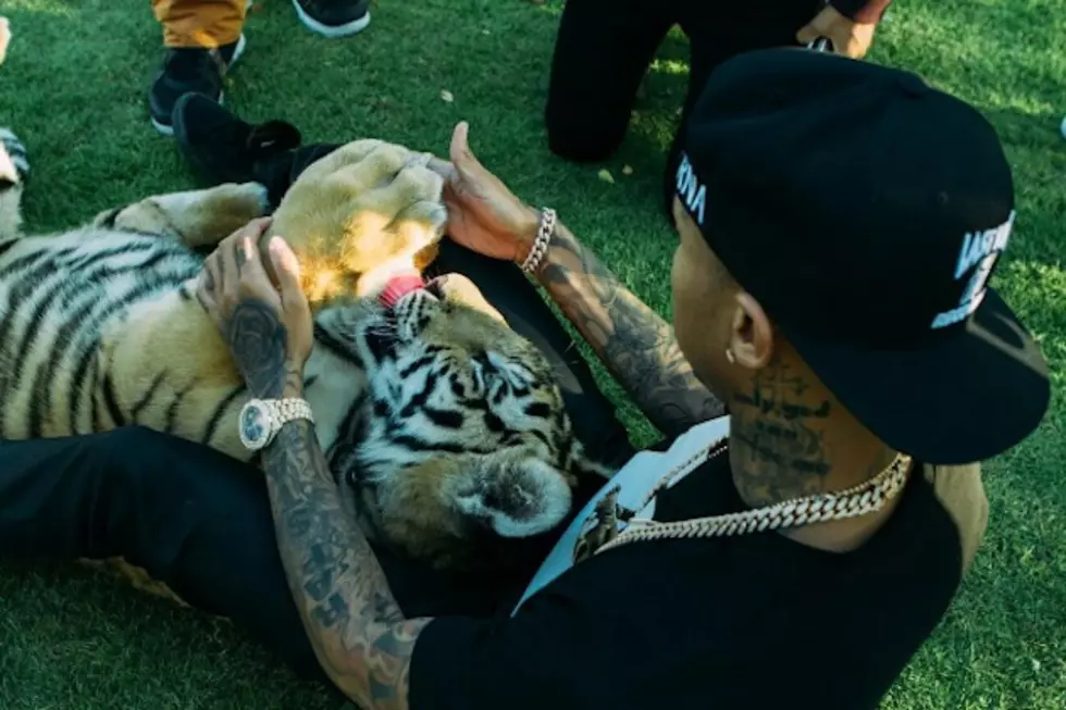 Tyga Doesn’t Take Good Care of His Pet Tiger