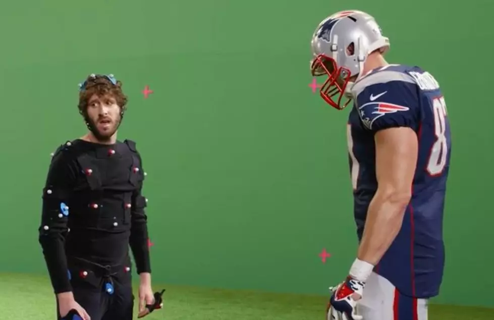Lil Dicky Goes One on One Against New England Patriots Player Rob Gronkowski