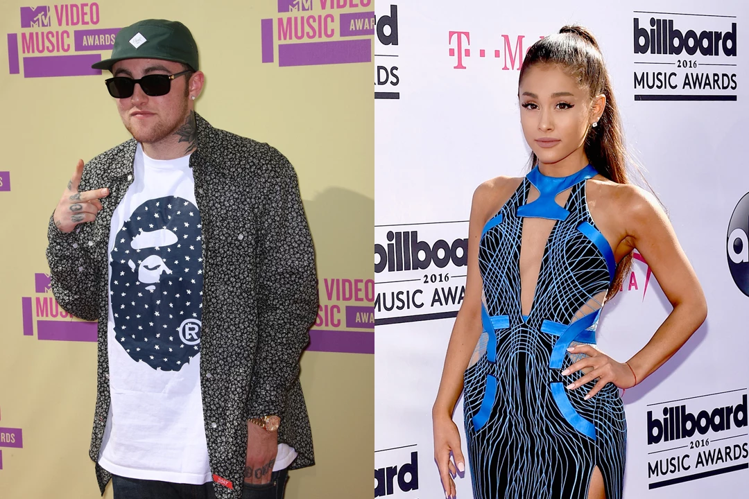 how long were mac miller and ariana grande together for