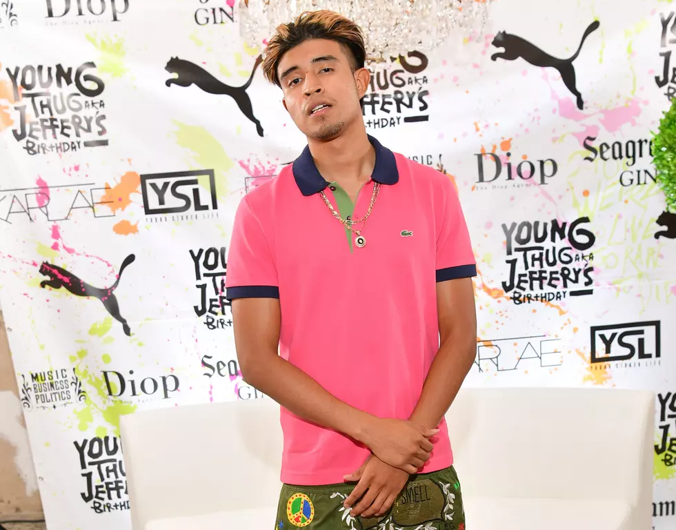 Kap G Does the Mannequin Challenge at a School