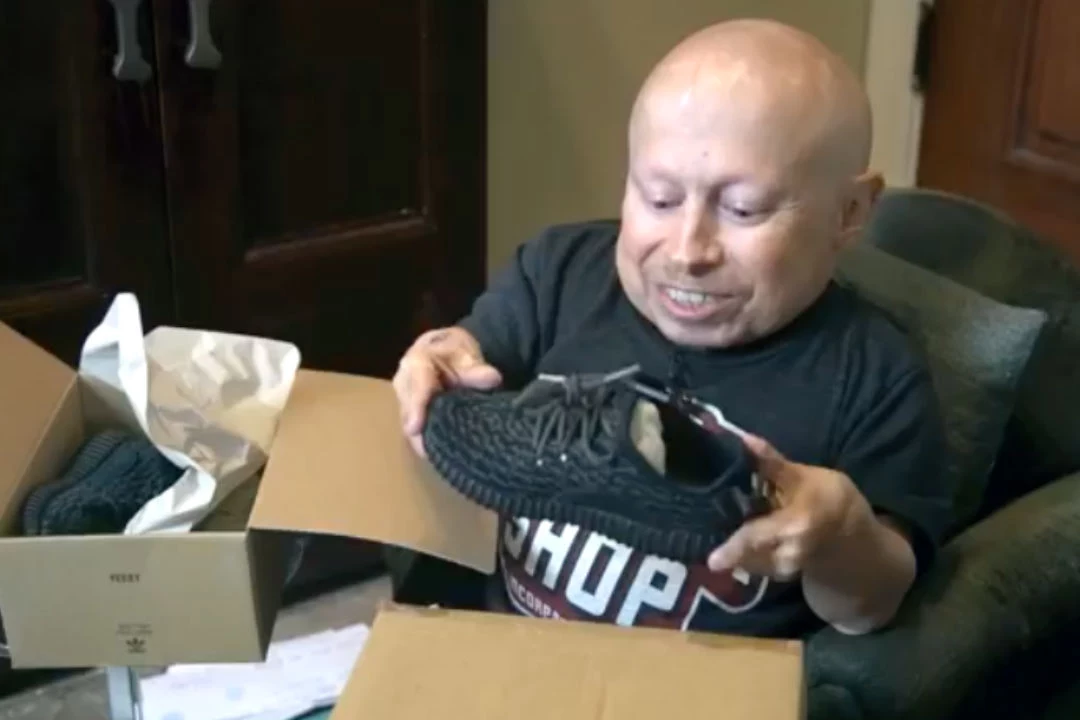 Watch Actor Verne Troyer Unbox His Adidas Yeezy Boost 350s - XXL
