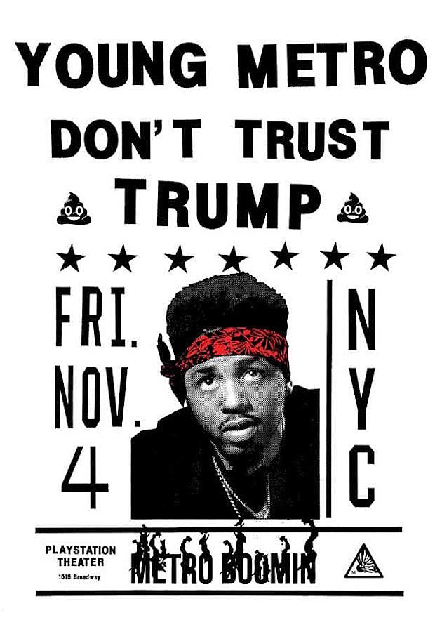Metro Boomin Announces Young Metro Don’t Trust Trump Event