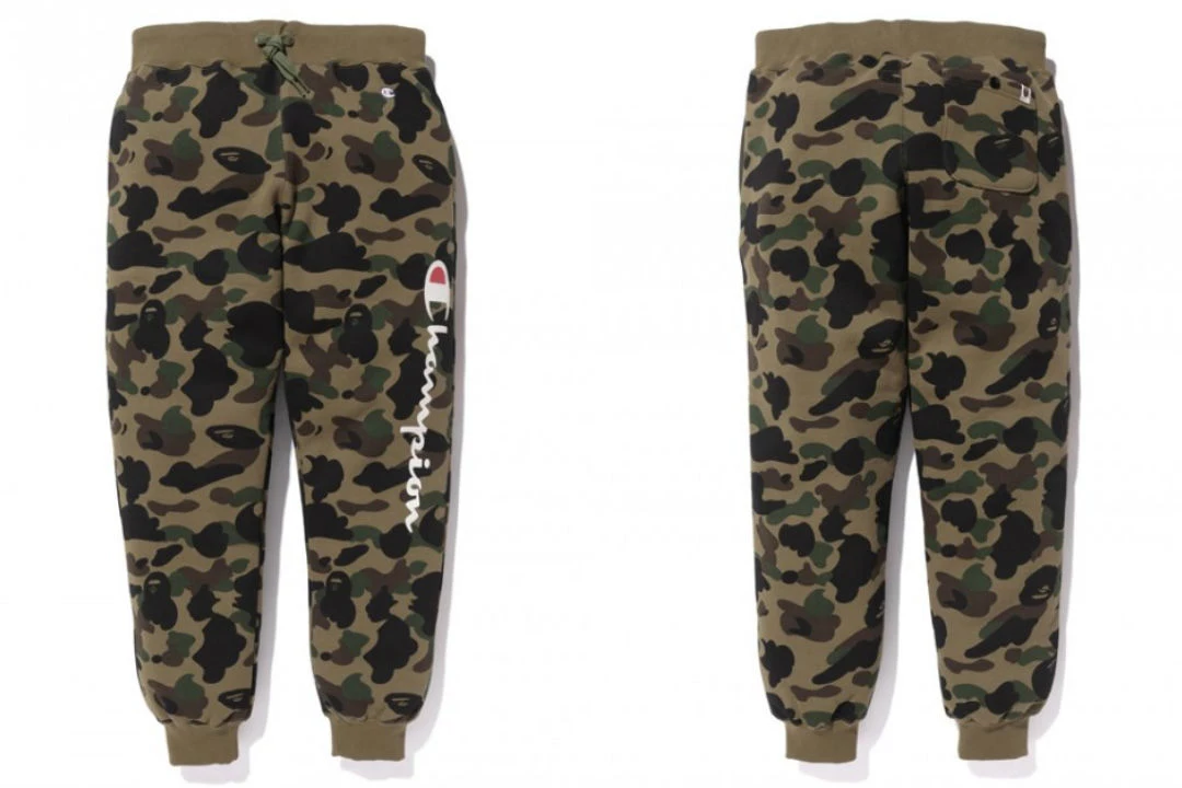 bape champion pants