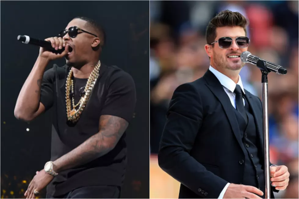 Nas and Robin Thicke Have a New Song on the Way