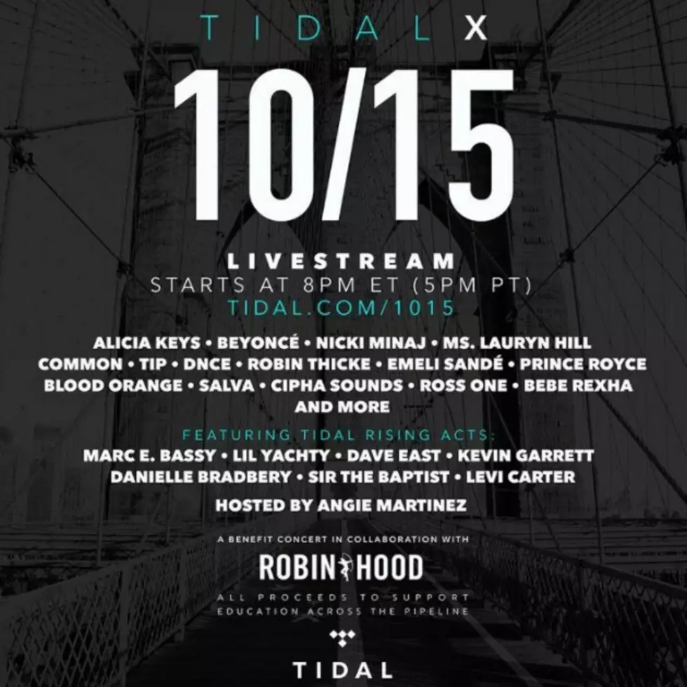Watch Live Stream of Tidal X Concert Featuring Nicki Minaj, T.I., Lil Yachty and More