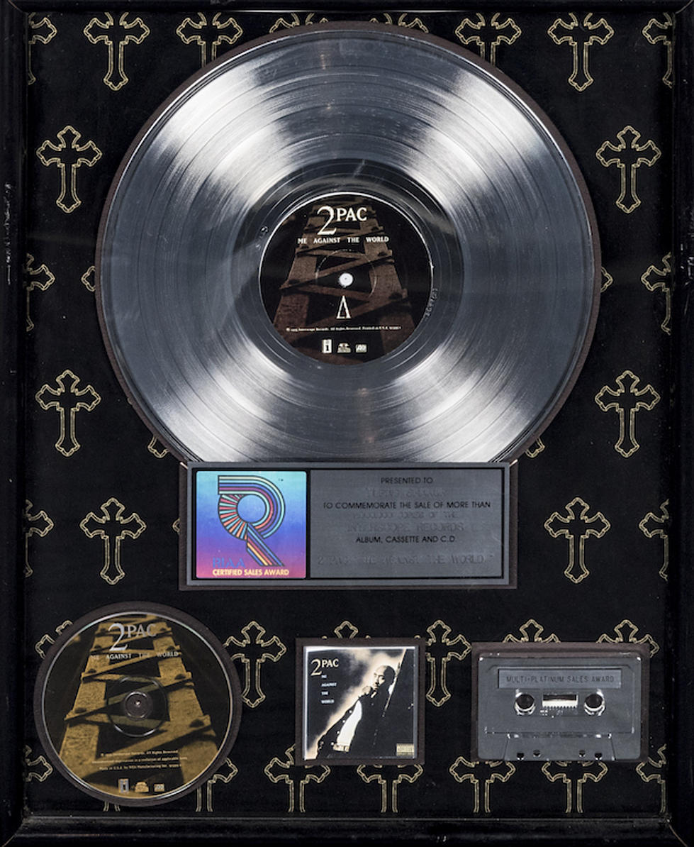 2Pac Plaques and Handwritten Lyrics Up for Auction