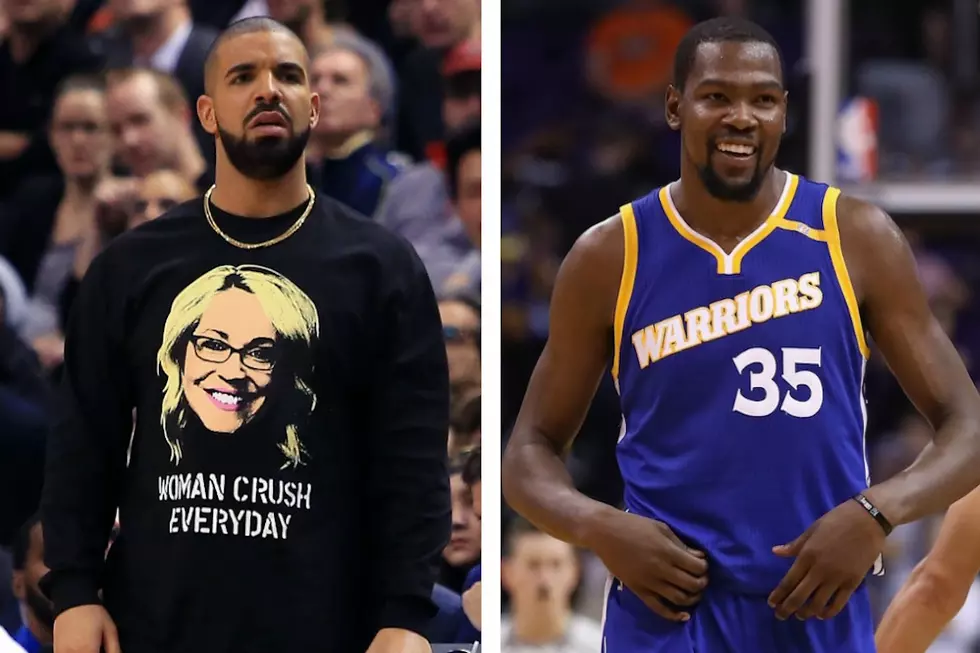 Drake Bumps Into Kevin Durant, Gets Cold Staredown