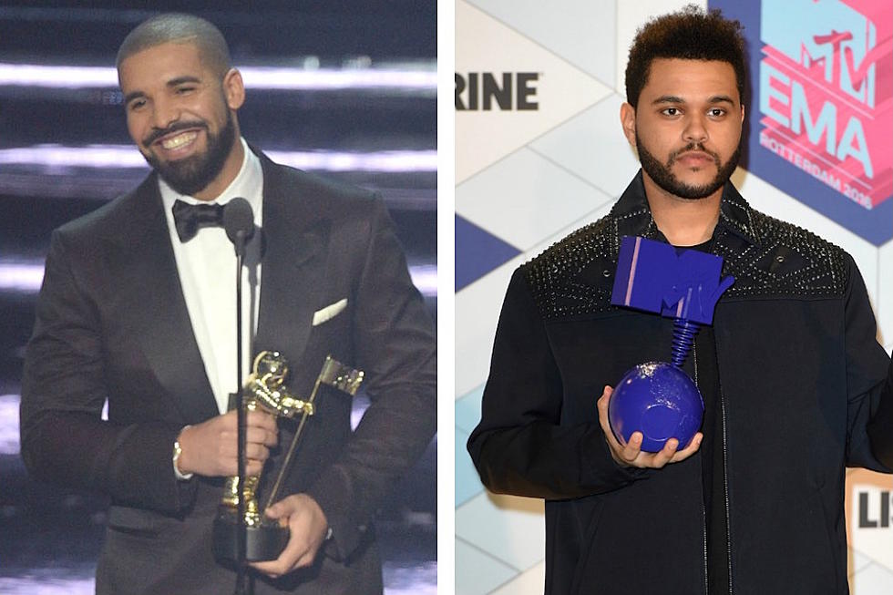 Drake and The Weeknd Win Big at 2016 MTV EMAs