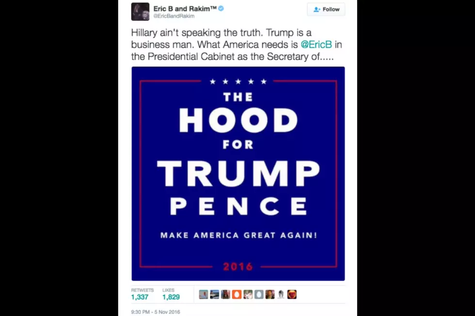 Eric B. and Rakim Endorse Donald Trump on Twitter Then Blame Hackers