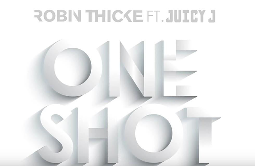 Juicy J Crowns Himself on Robin Thicke’s “One Shot”