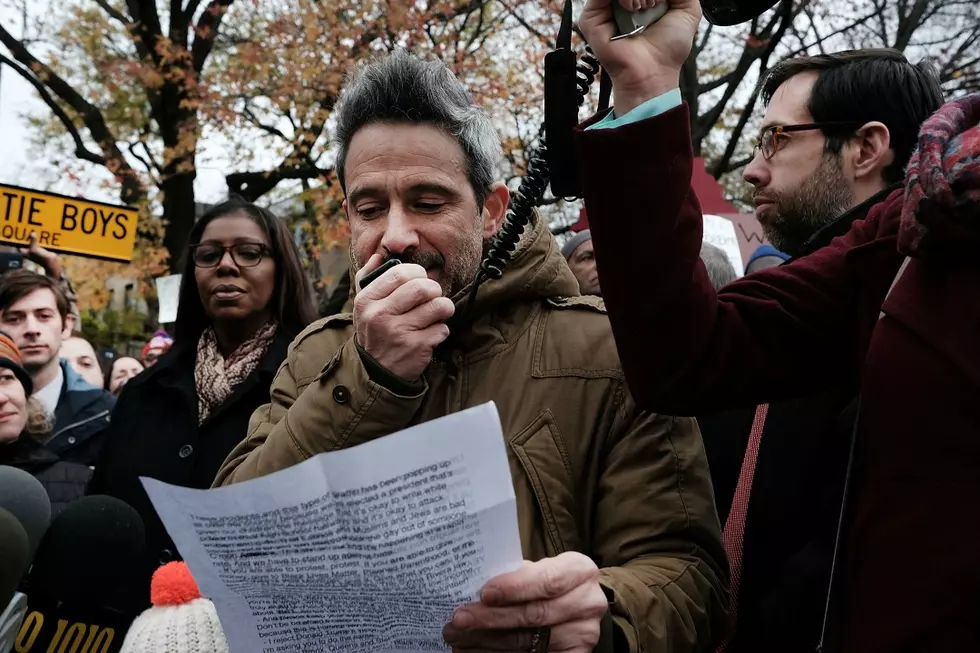 Ad-Rock Leads Anti-Hate Rally at Adam Yauch Park in New York 