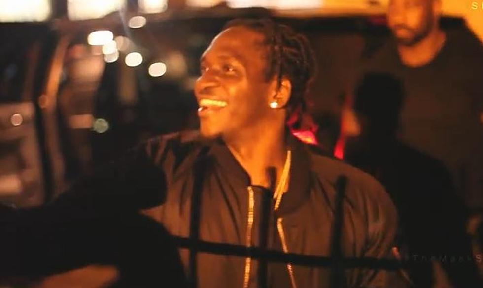 Rapper Pulls Up on Pusha T to Spit Freestyle