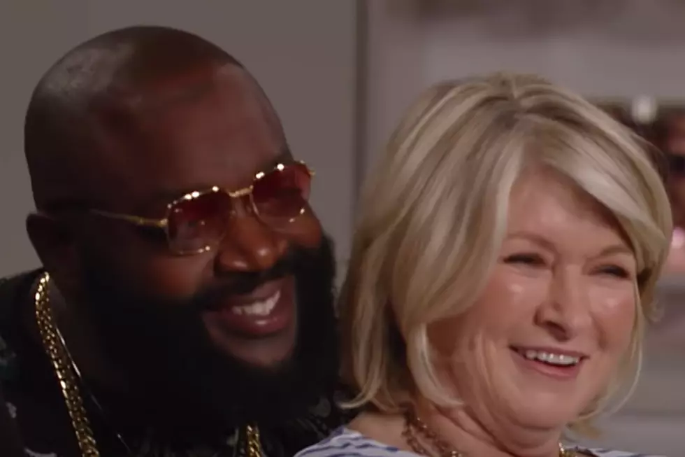 Rick Ross Flirts With Martha Stewart on ‘Potluck Dinner Party’