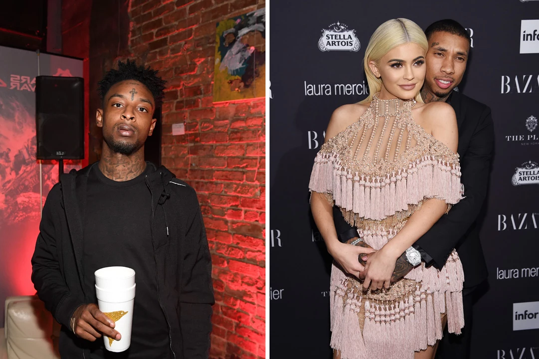 21 Savage Says He Likes Kylie Jenner & Tyga's Relationship But Still Has  Intentions For Her