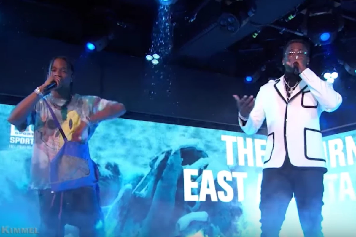 Gucci Mane and Travis Scott Perform 'Last Time' on 'Jimmy Kimmel Live' - XXL