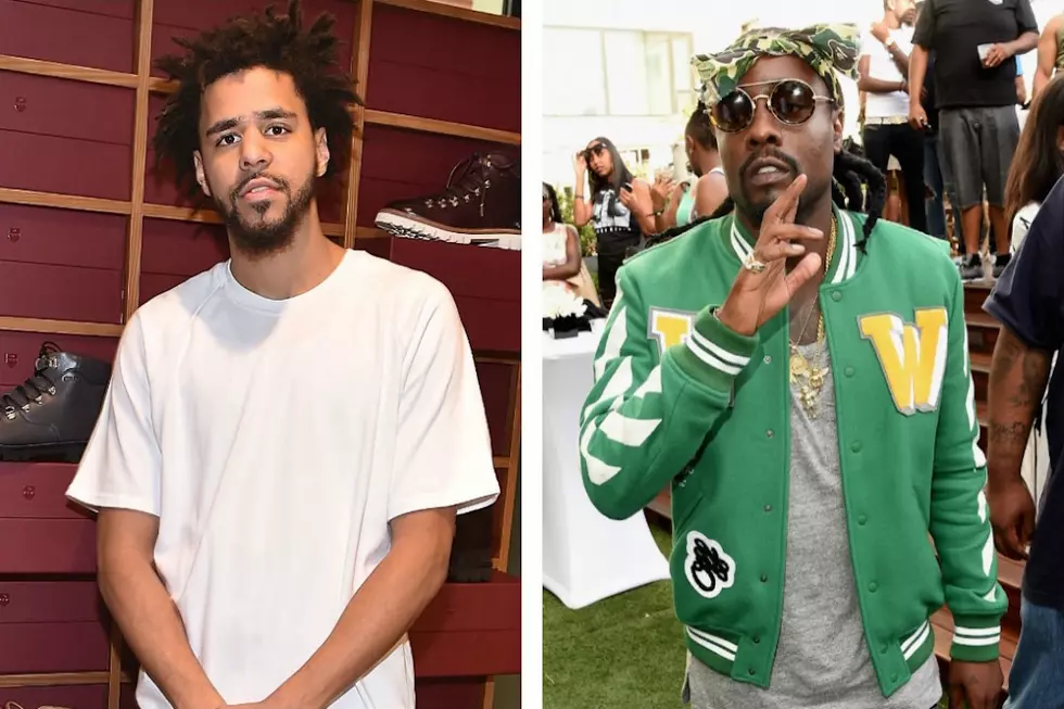 J. Cole and Wale Attend NC State Basketball Game Together 