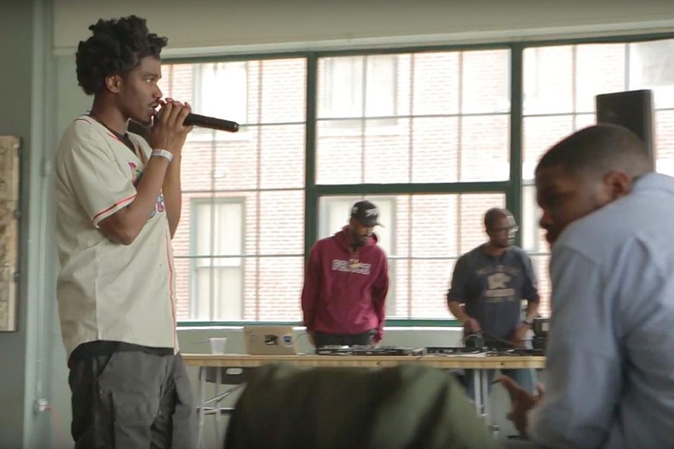 Smino Encourages St. Louis Students to Express Themselves With a Talent Show 
