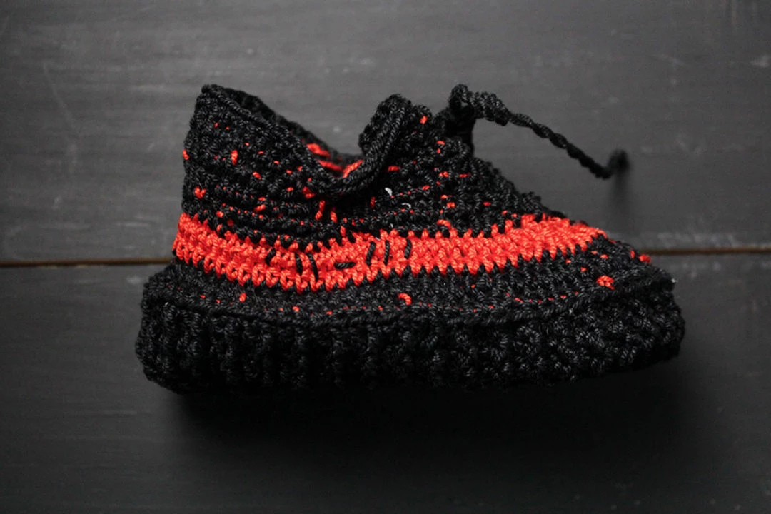knitted baby yeezys
