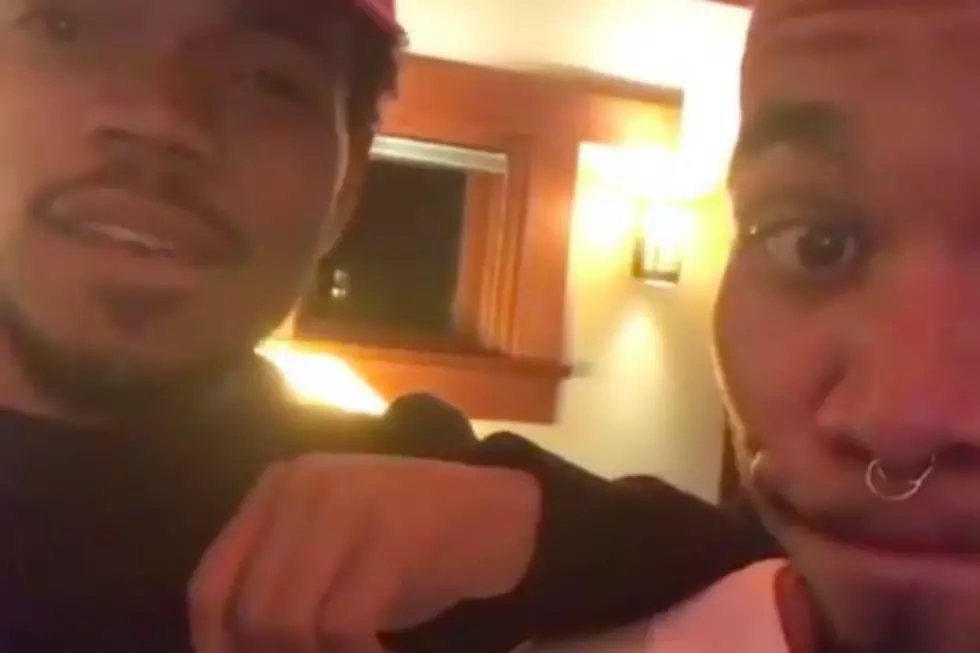 Chance The Rapper and Anderson .Paak Pop Up in the Studio Together