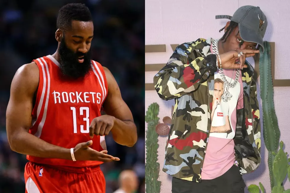 James Harden Plays New Travis Scott Song on Snapchat