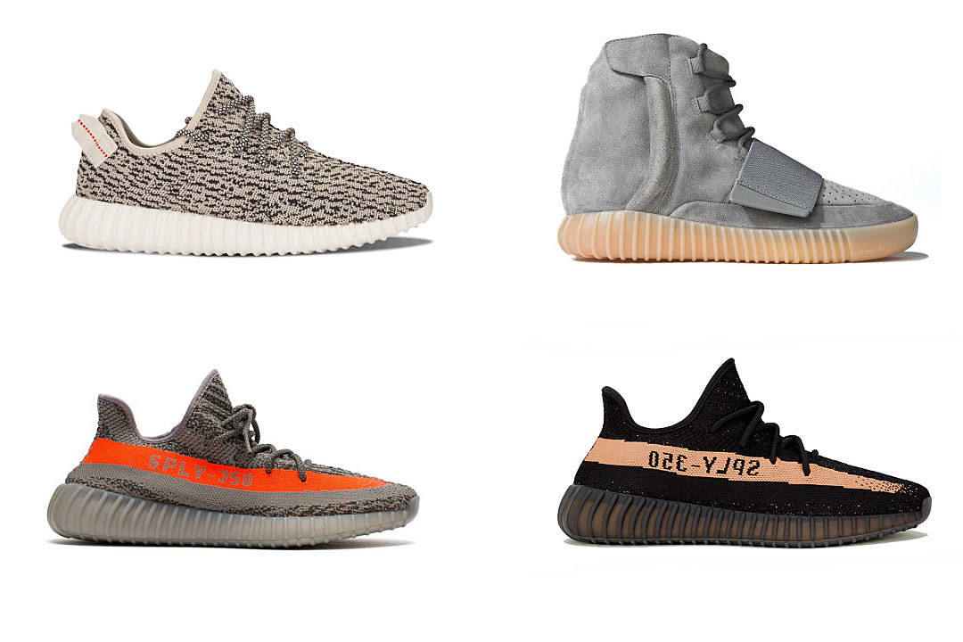 all the types of yeezys